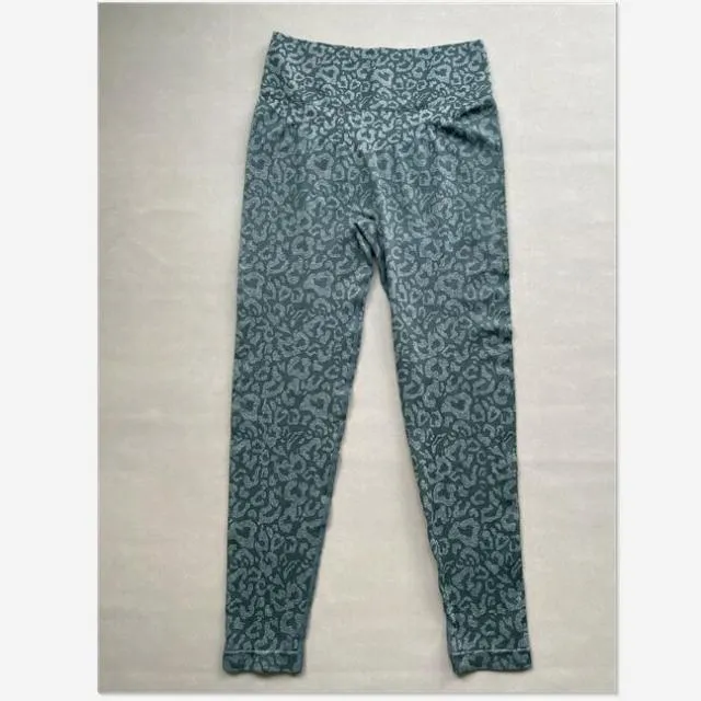 2PCS Women Seamless Leopard Yoga Set