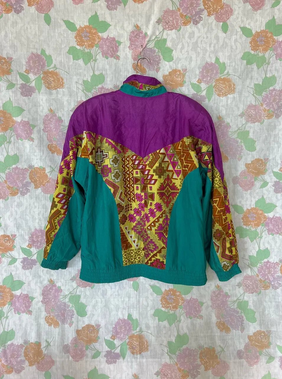 90's Hysterical Purple Windbreaker
