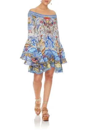 A-LINE FRILL DRESS GEISHA GATEWAYS