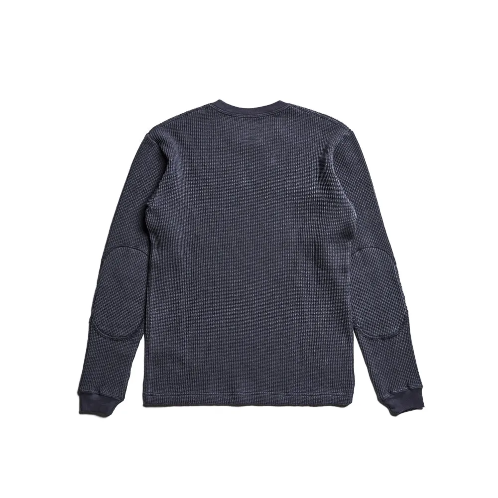 ADDICT Clothes - Heavy Weight Waffle Crew - Dark Grey