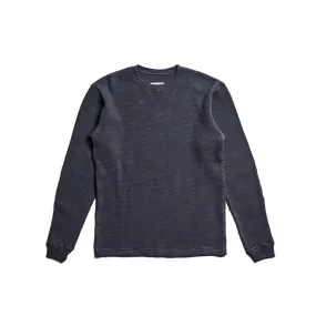 ADDICT Clothes - Heavy Weight Waffle Crew - Dark Grey