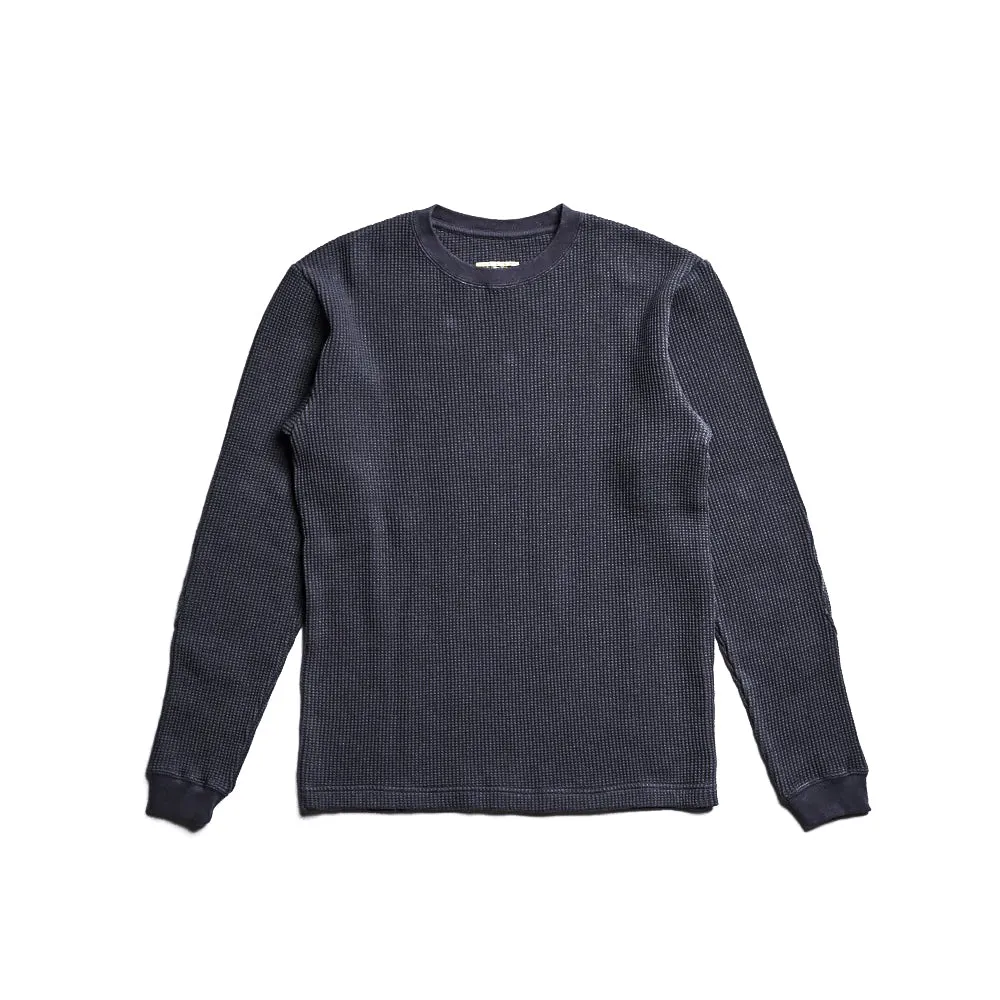 ADDICT Clothes - Heavy Weight Waffle Crew - Dark Grey