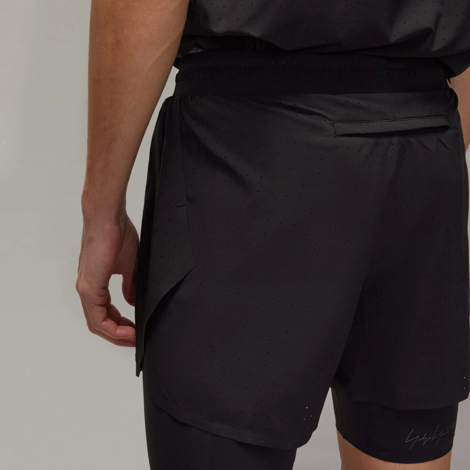 adidas Y-3 Running Shorts   Tights Black