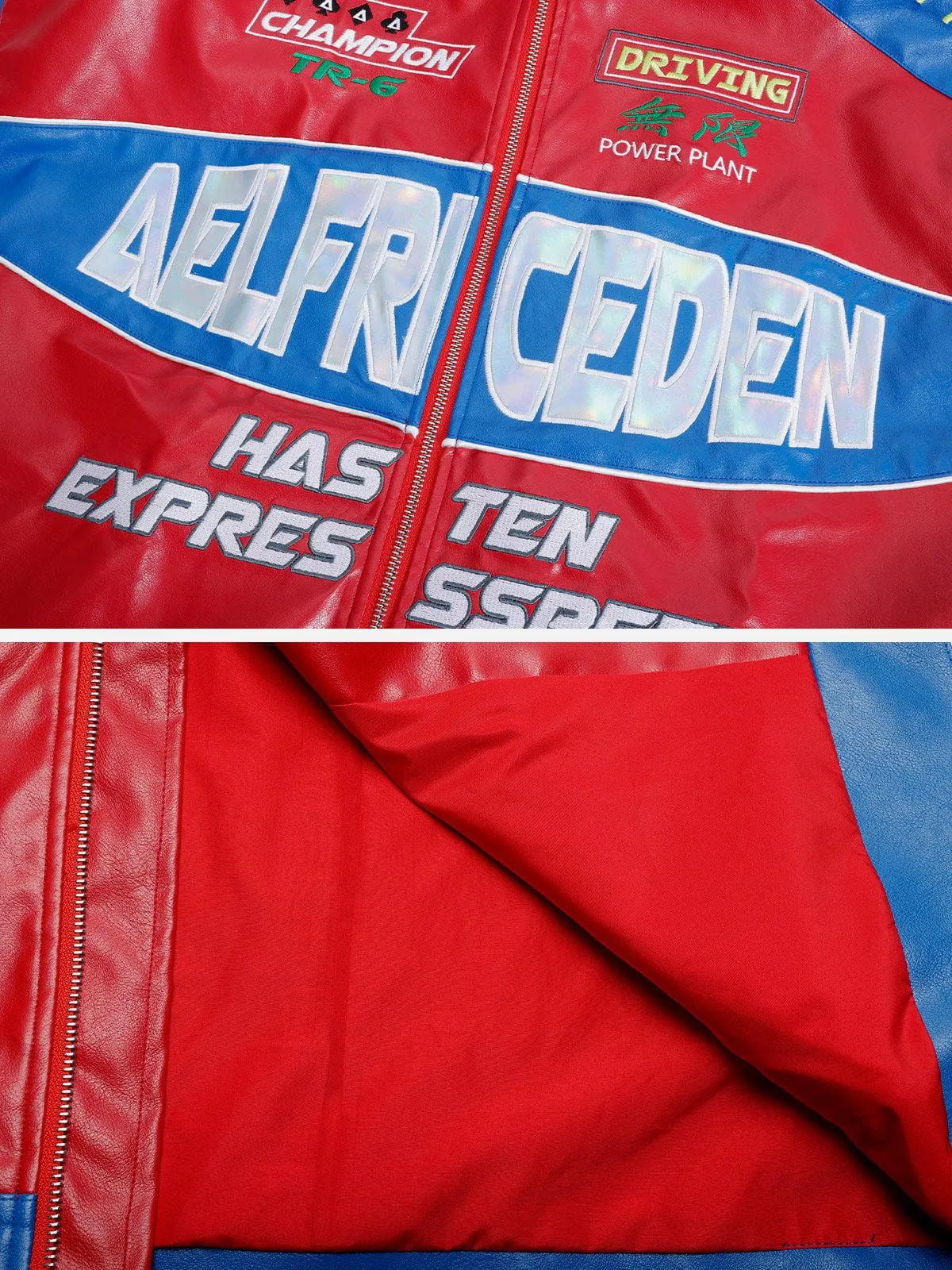 Aelfric Eden Embroidery Racer Moto Jacket