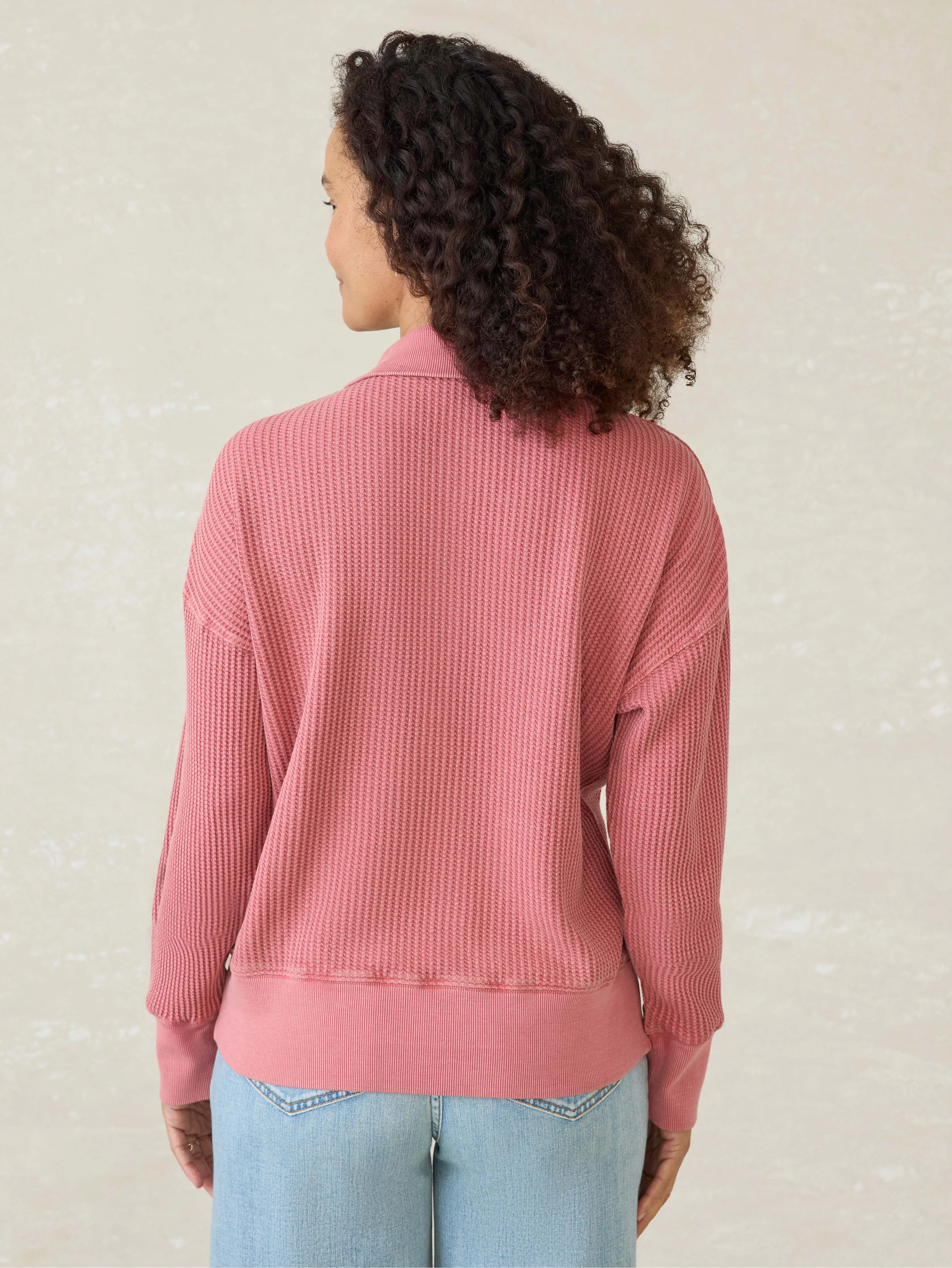 Après Waffle Henley - Baroque Rose