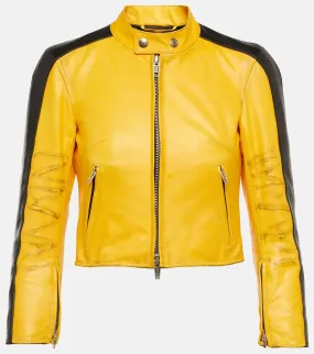 Balenciaga Cropped leather jacket