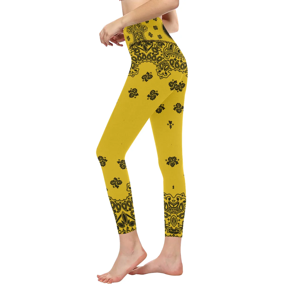 BANDANA L.K All Over Print High-Waisted Leggings