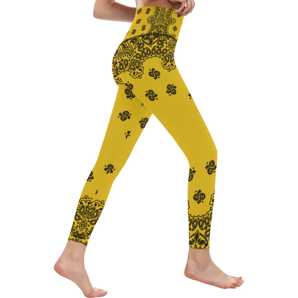 BANDANA L.K All Over Print High-Waisted Leggings