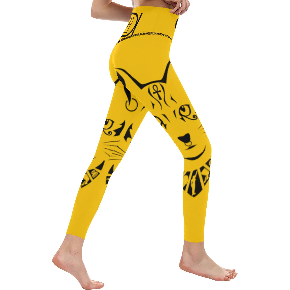BASTET YLW High-Waisted Leggings