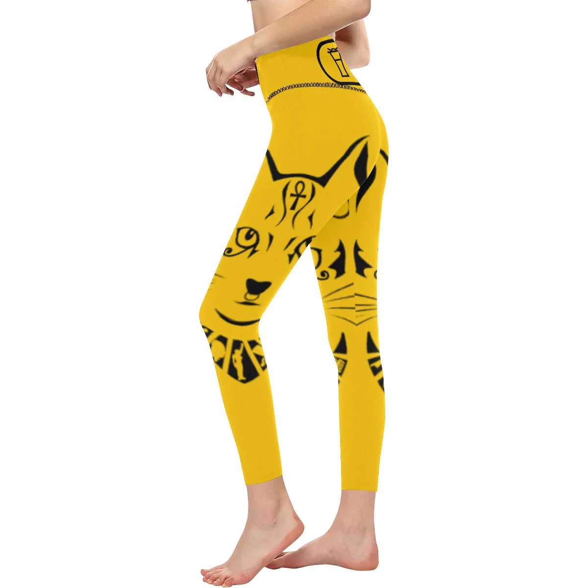 BASTET YLW High-Waisted Leggings