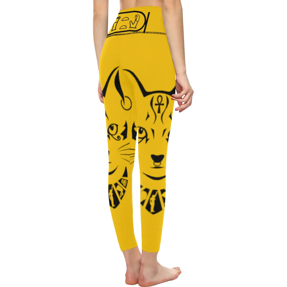 BASTET YLW High-Waisted Leggings