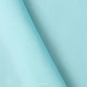 Bright Turquoise Color Pure Cotton Linen Fabric ( Width 42 Inches )