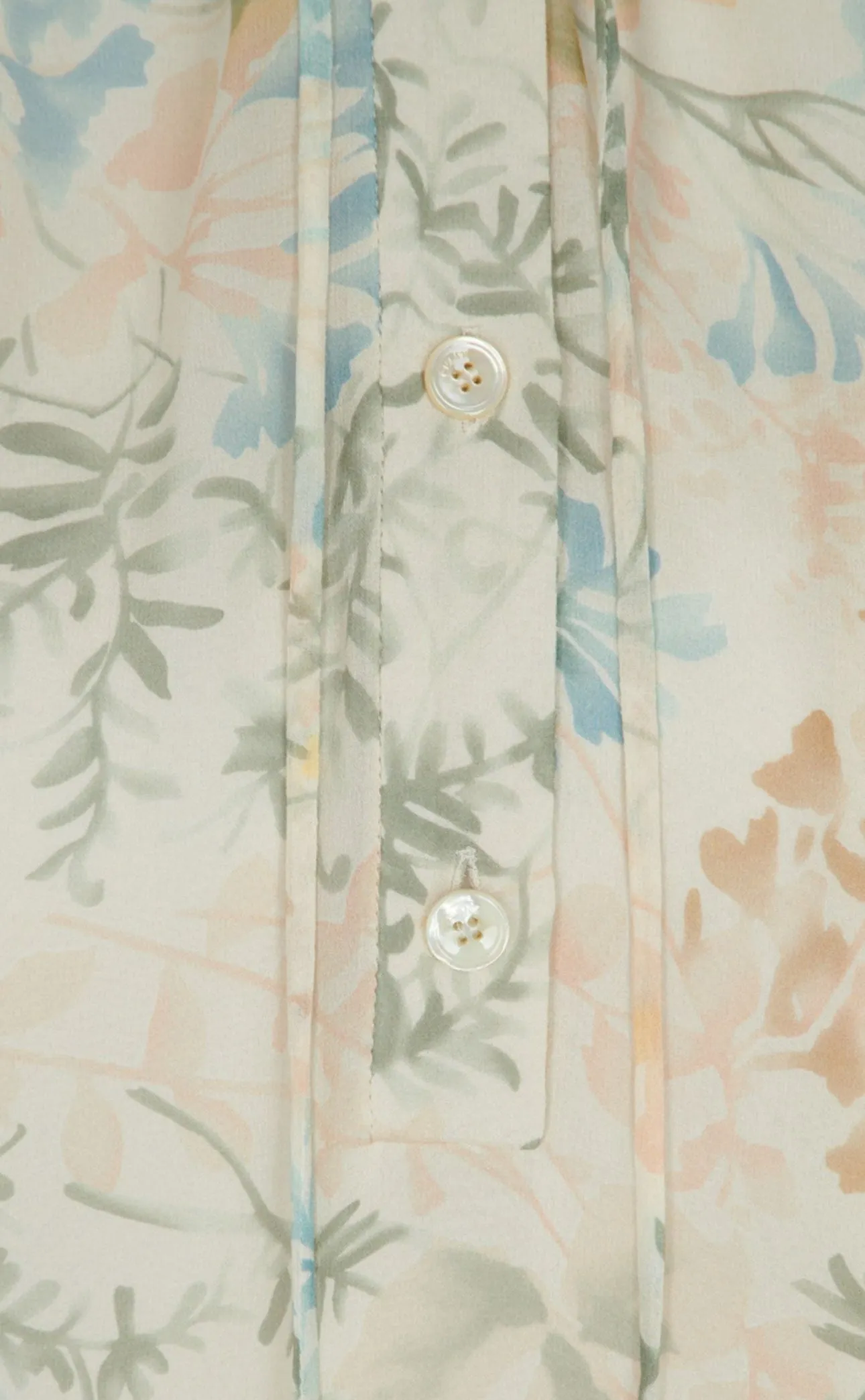 CELINE SILK-CHIFFON MIDI DRESS IN FLORAL MOTIF WITH BOTTOM RUFFLE Size F 34 ladies