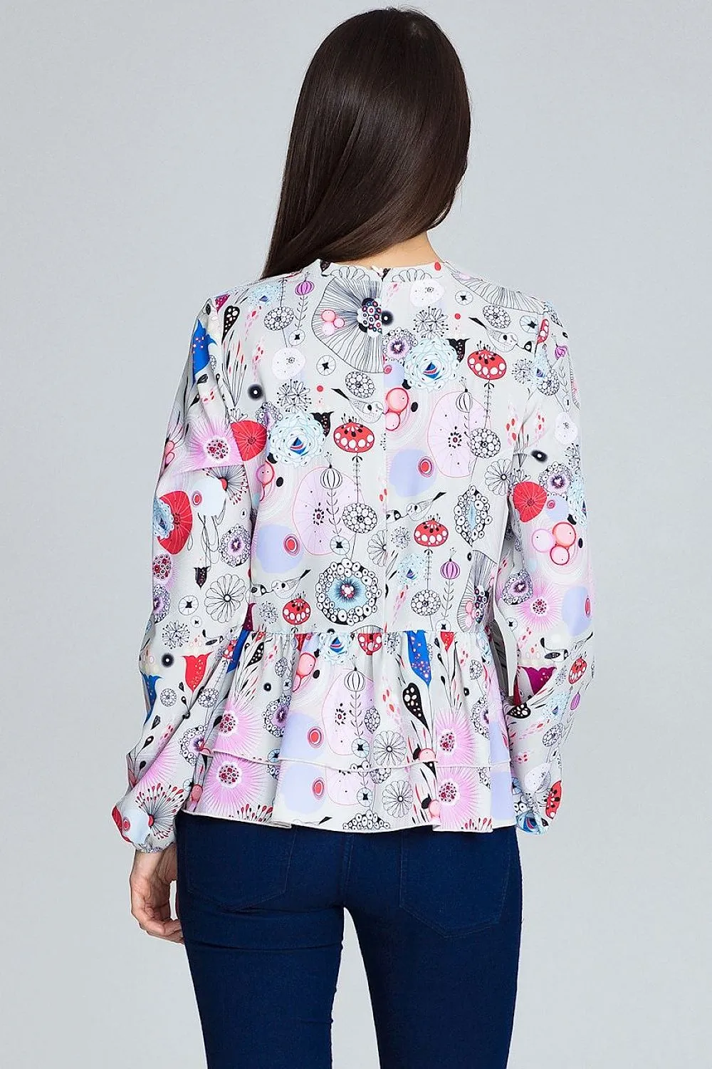 Chic Floral Print Blouse