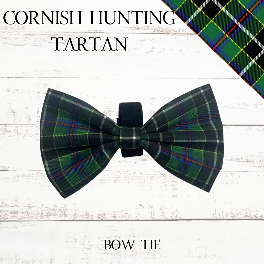 Cornish Hunting Tartan Bow Tie - Velcro