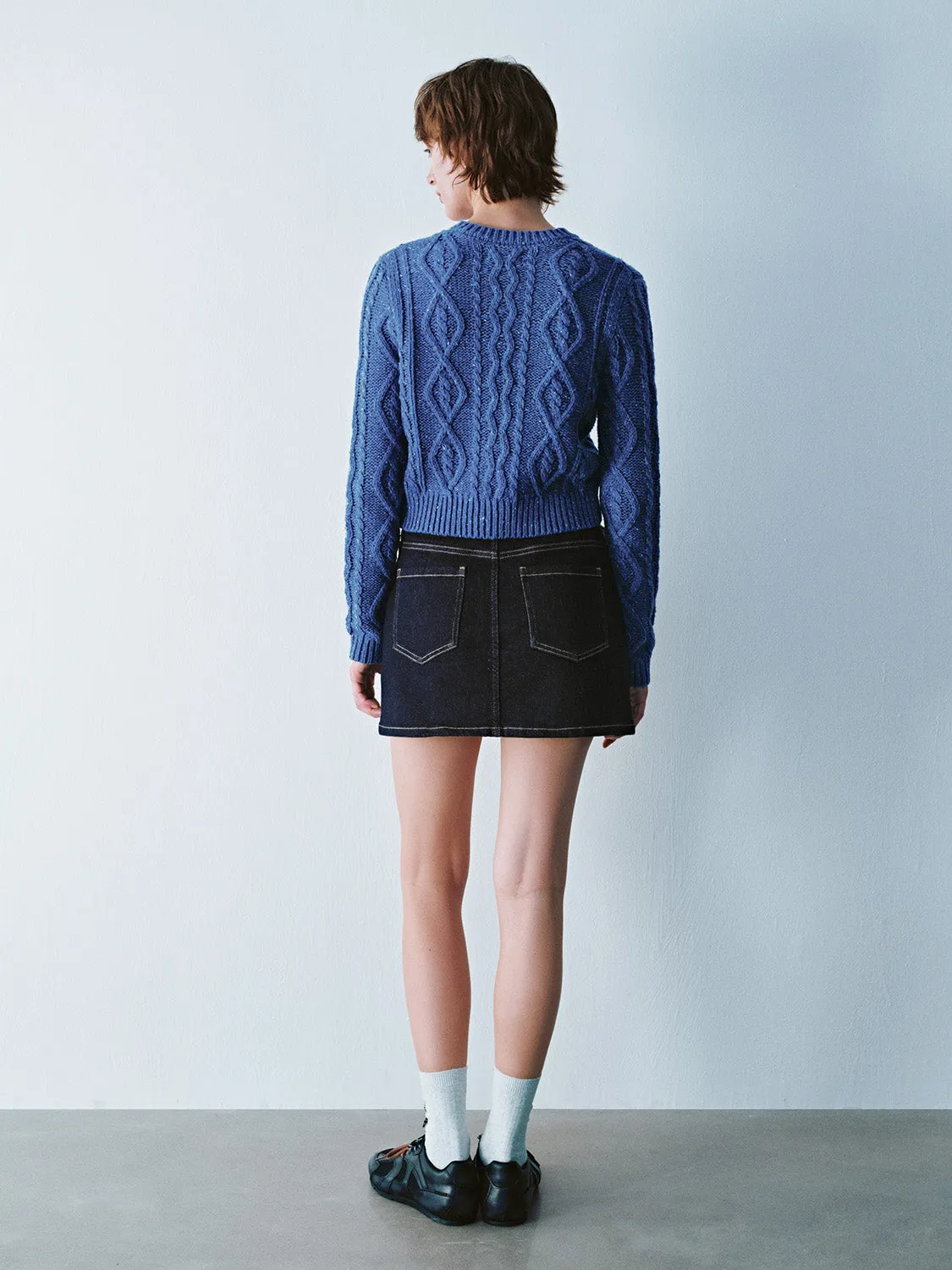 Cropped Knitted Cardigans