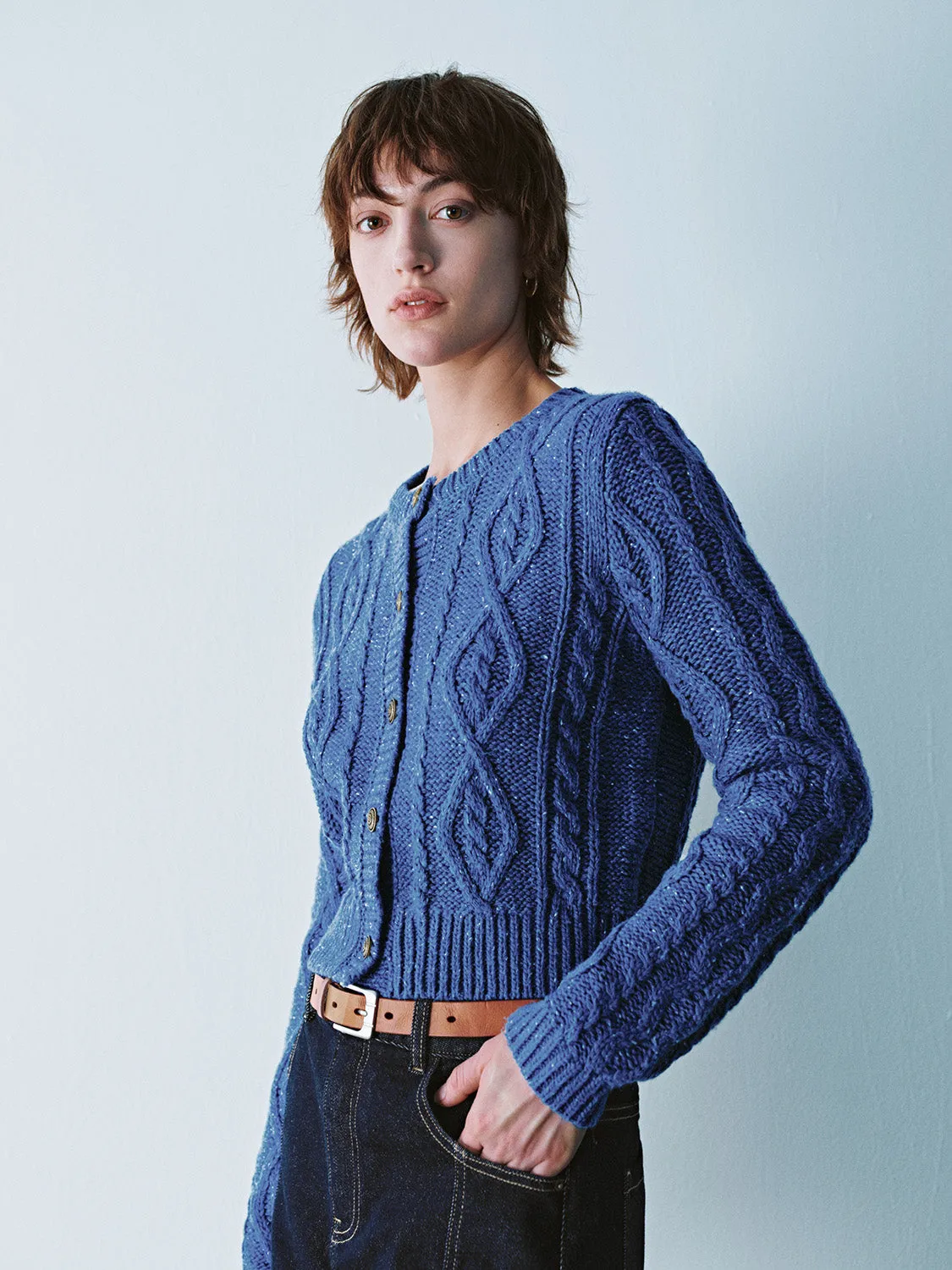 Cropped Knitted Cardigans