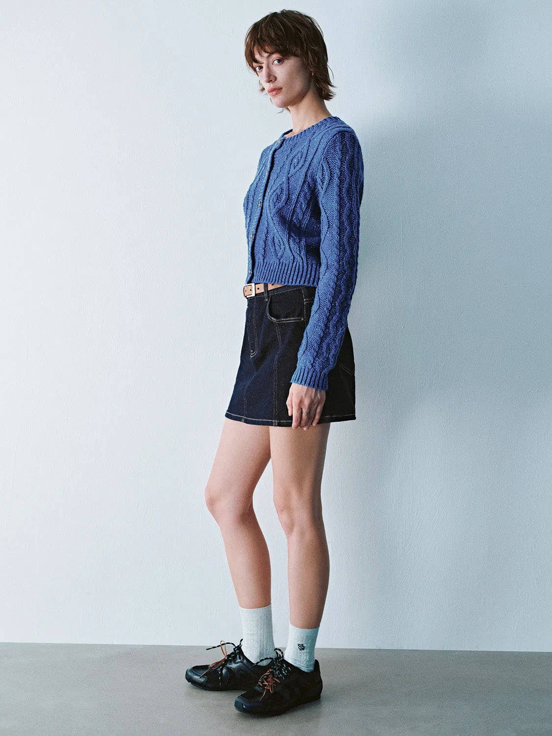 Cropped Knitted Cardigans