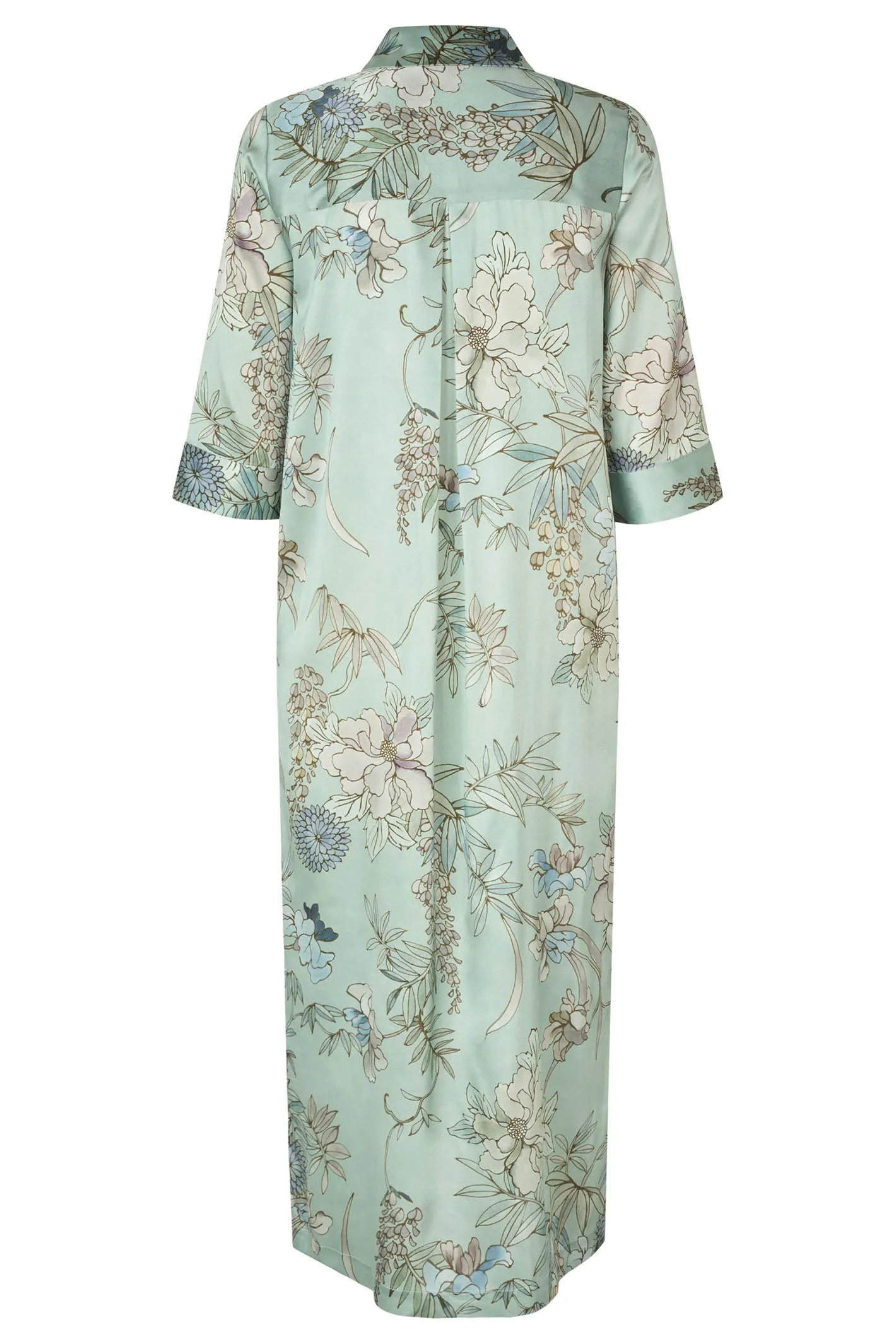 Dea Kudibal HermineDEA Mirabella Green Silk Shirt Dress 1430125