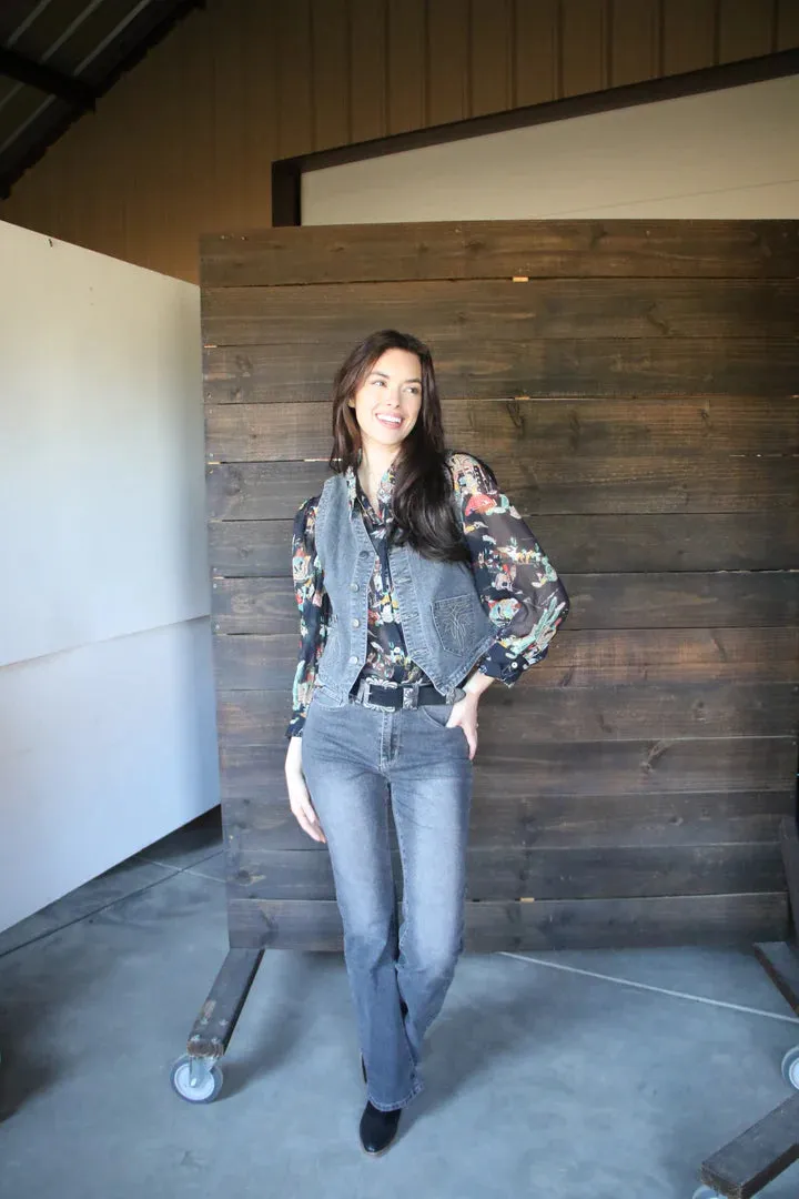 Denim Flair Jeans with Western Stitch – Soft, Stretchy & Perfect Fit