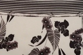 Designer Tropical Bamboo Silk Twill (Made in Italy)