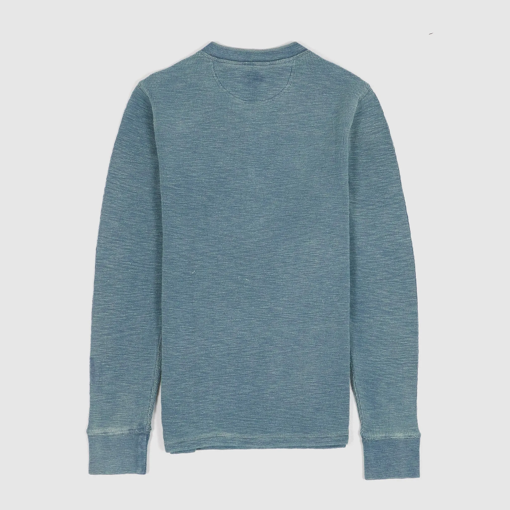 Double RL Ladies Long Sleeve Waffle Henley Shirt