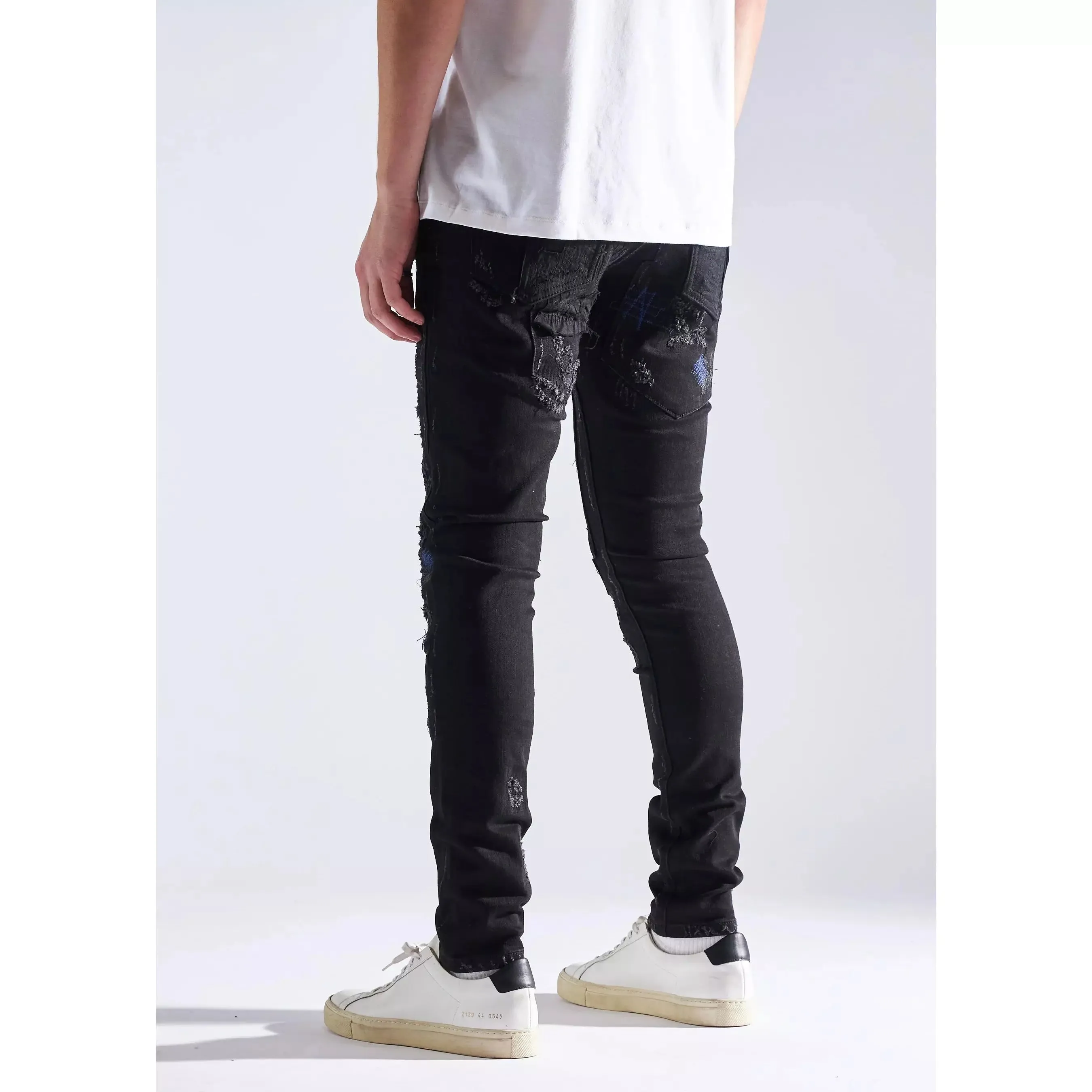 Embellish Barker Black Ripped Denim Jeans (EMBHOL21-1-16)
