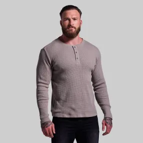 Ember Waffle Henley (Stucco)