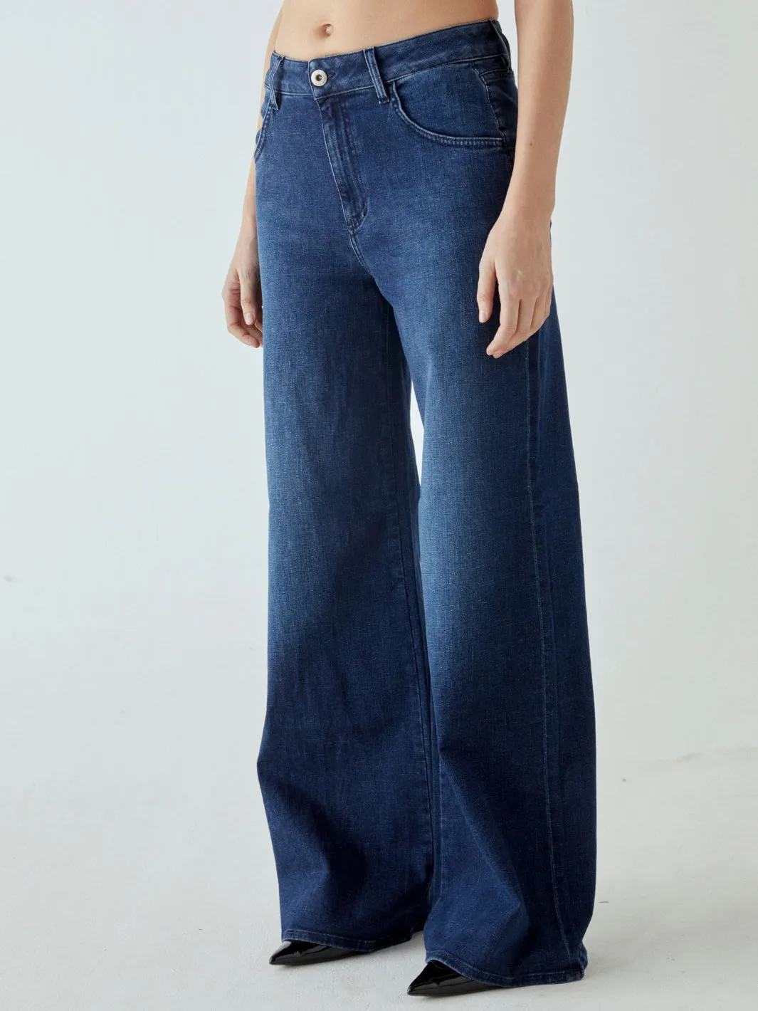 FIVE OB CERTIFIED ORGANIC DENIM Blå