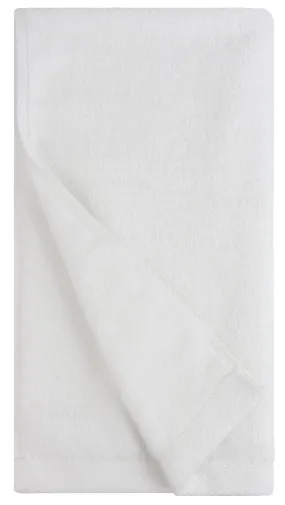 Flat Loop Hand Towels - 4 Pack, Porcelain (White)