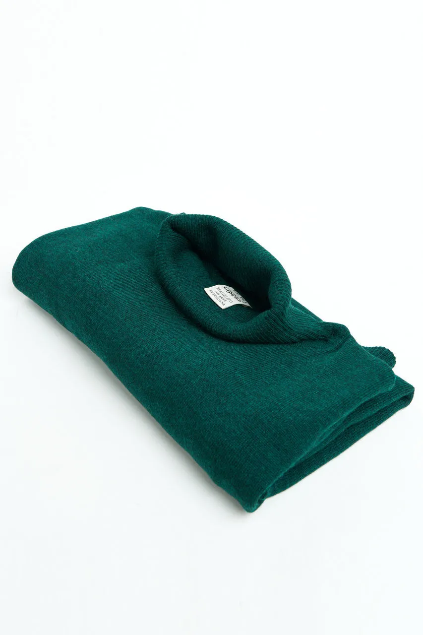 GRP Knitwear Fine Knit Roll Neck SF TEC 1 Merino Emerald Green