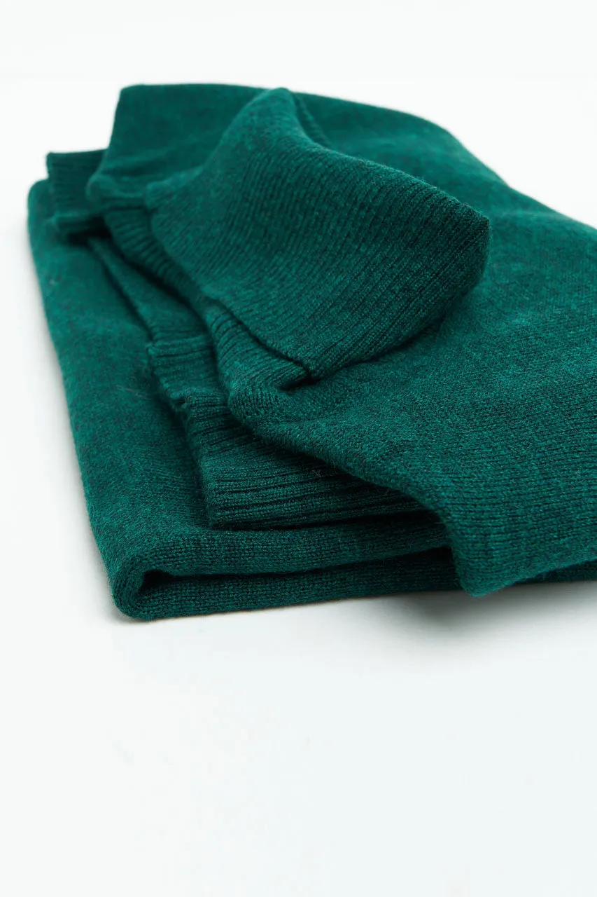 GRP Knitwear Fine Knit Roll Neck SF TEC 1 Merino Emerald Green