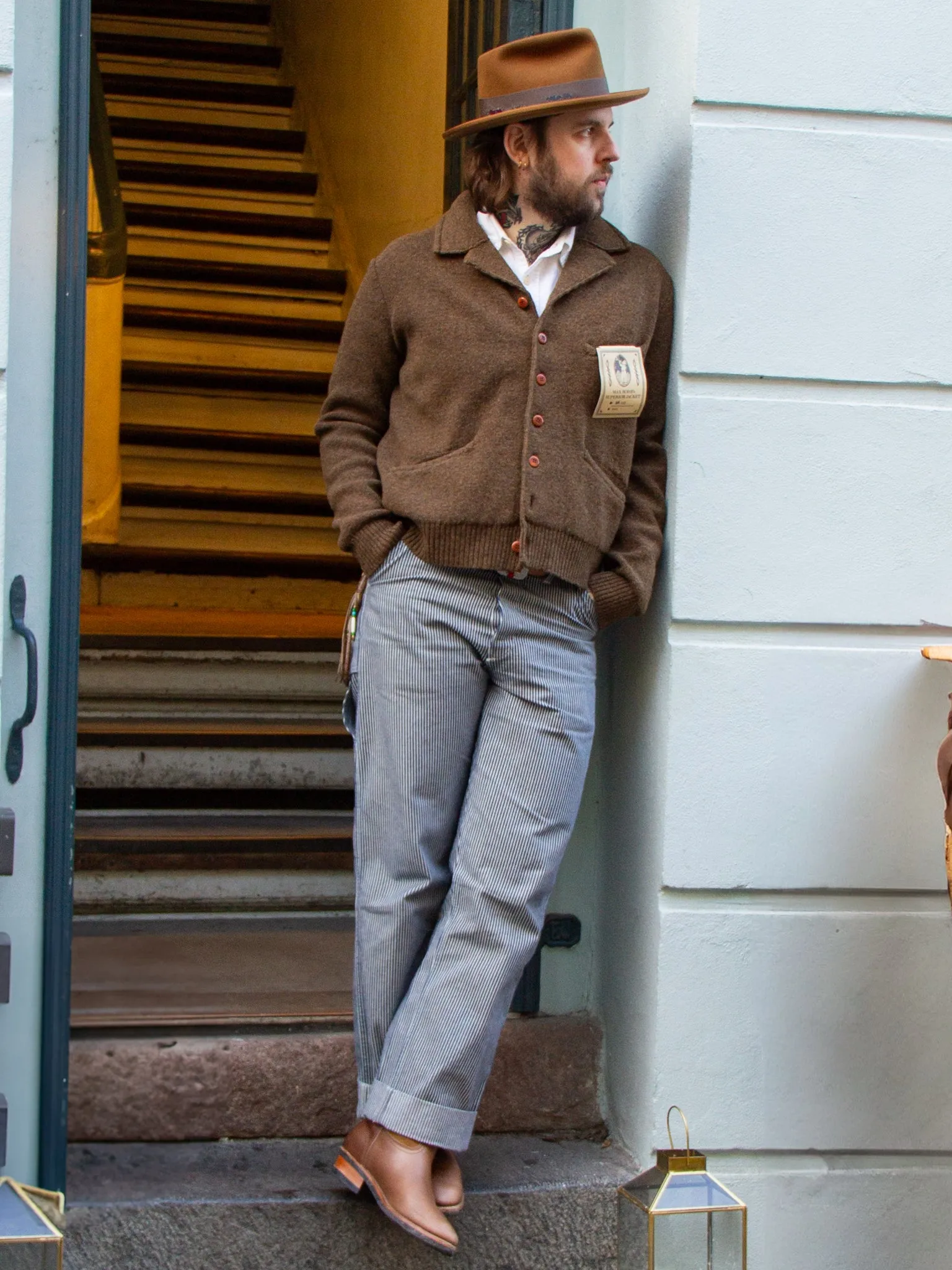 GRP x Max Rohr, Short Jacket A, Brown