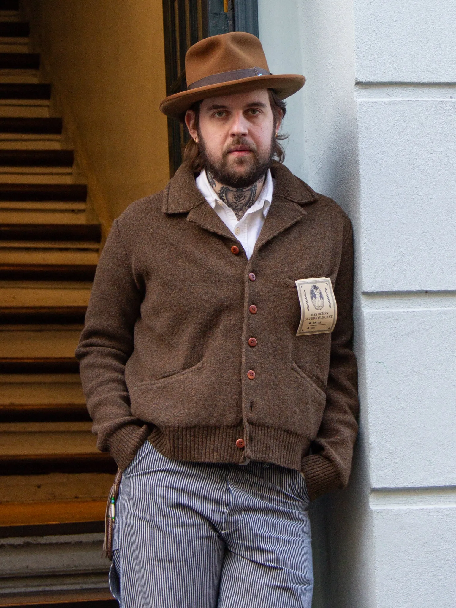 GRP x Max Rohr, Short Jacket A, Brown