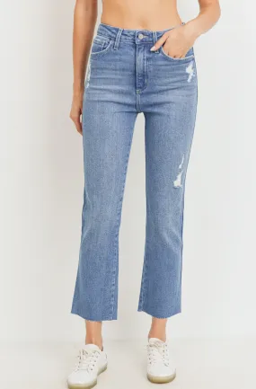 High Rise Straight Leg Denim
