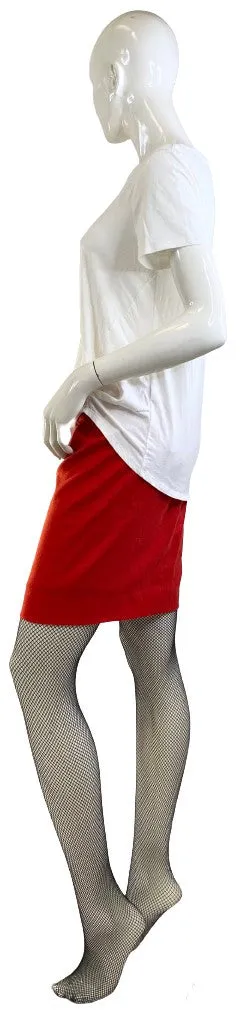 J. Crew Skirt Red Wool Size 2 SKU 000317-2