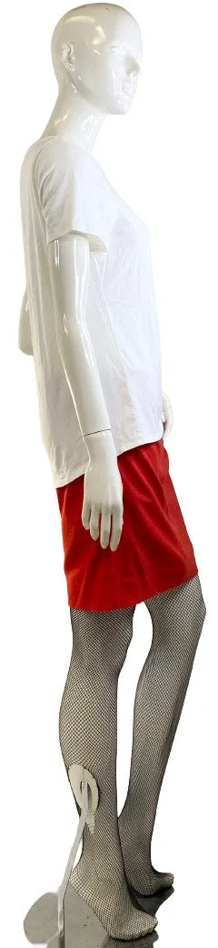 J. Crew Skirt Red Wool Size 2 SKU 000317-2