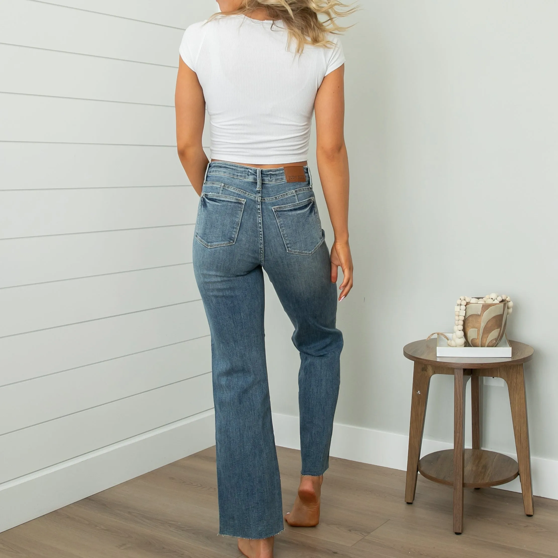 Judy Blue Tummy Control Vintage Straight Jeans