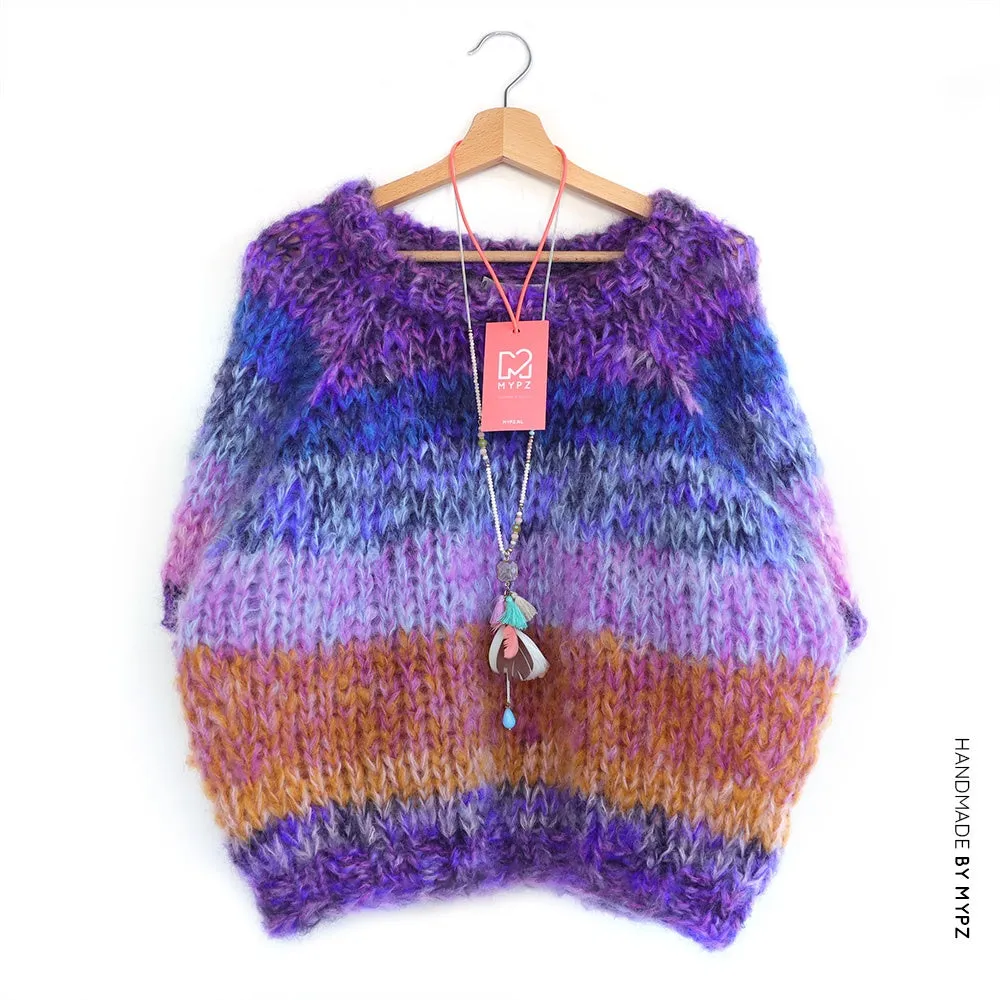 Knitting Kit – Chunky top-down raglan sweater Jeans No.15 (ENG-NL)