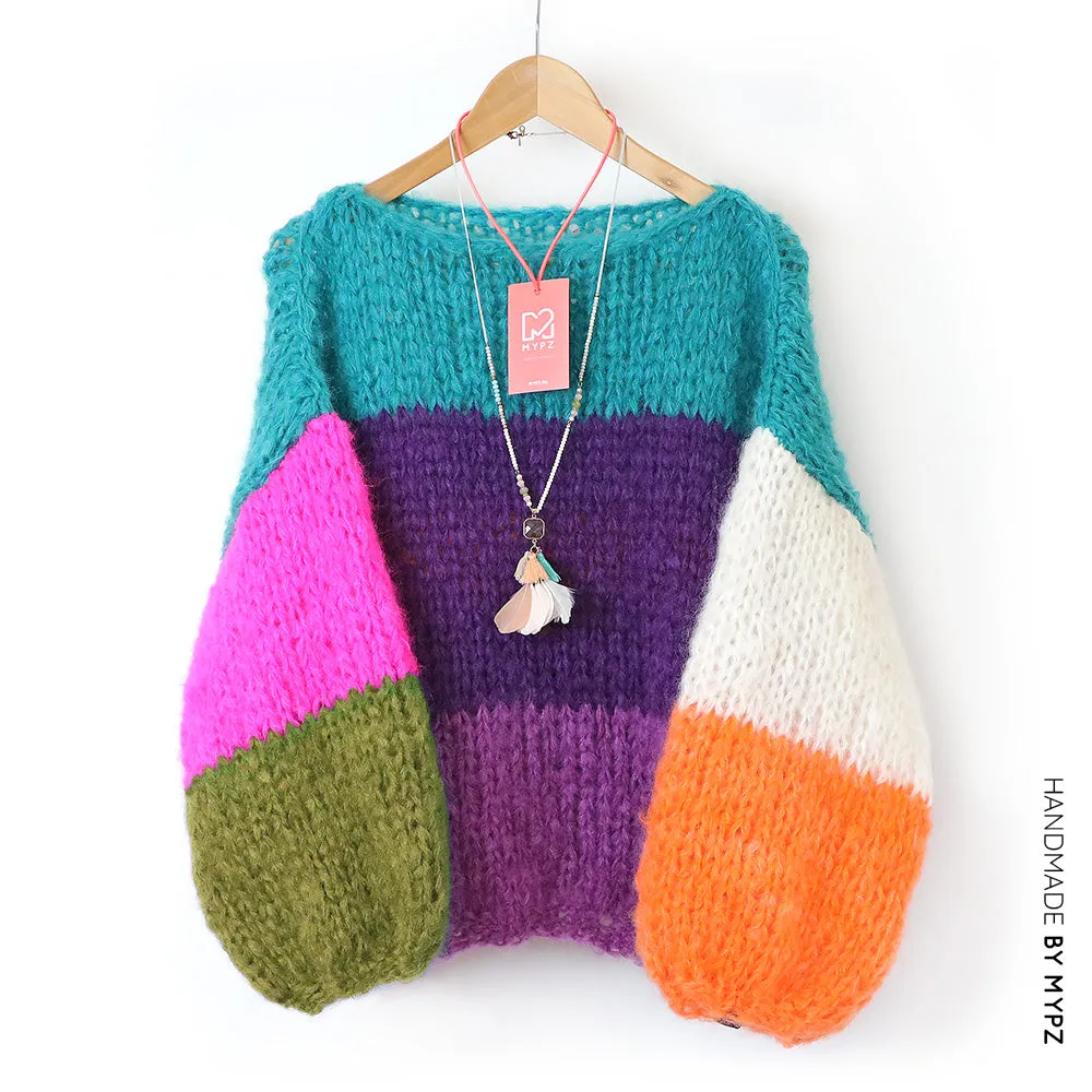 Knitting Kit – MYPZ Basic Chunky Pullover Mila No15 (ENG-NL-DE-FR-ES)