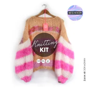 Knitting Kit - MYPZ Basic Chunky Pullover Soft Love - Beginner (ENG-NL)