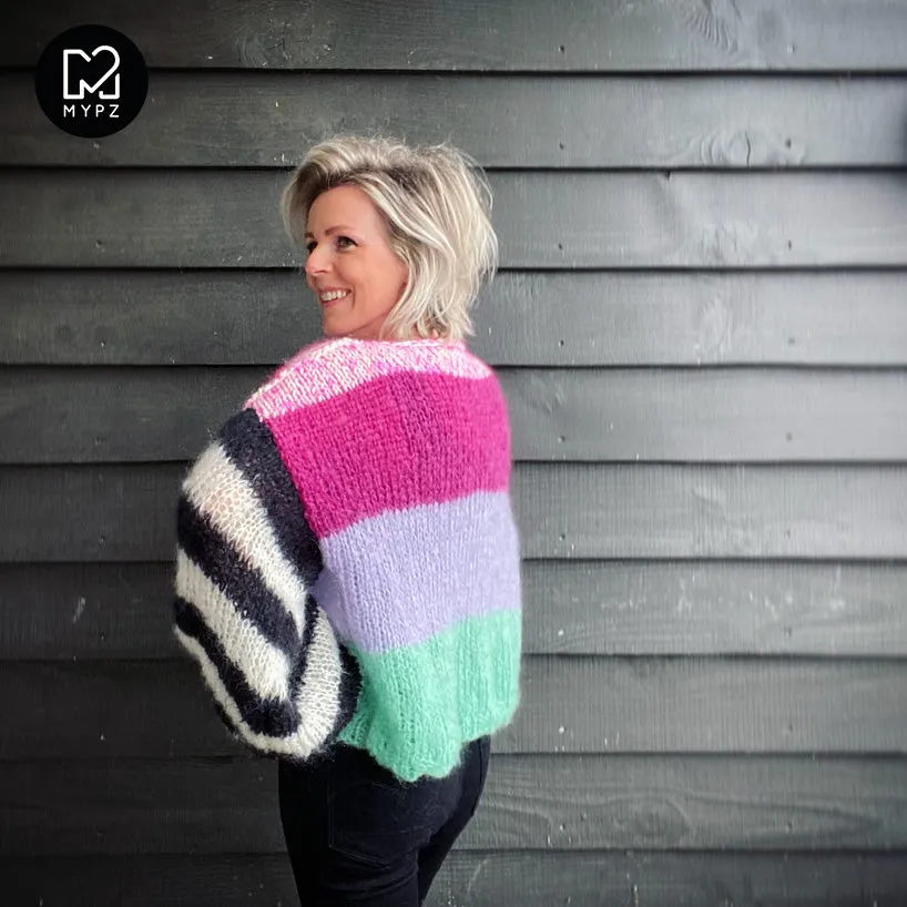 Knitting Kit – MYPZ Basic Light Mohair Pullover Coco no10 (ENG-NL)