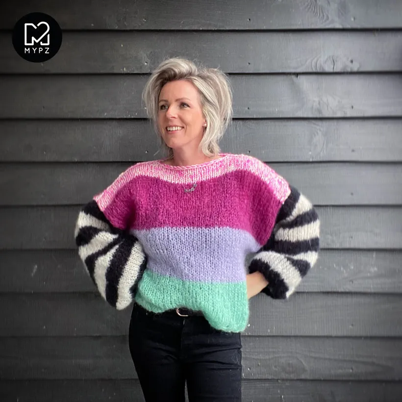 Knitting Kit – MYPZ Basic Light Mohair Pullover Coco no10 (ENG-NL)