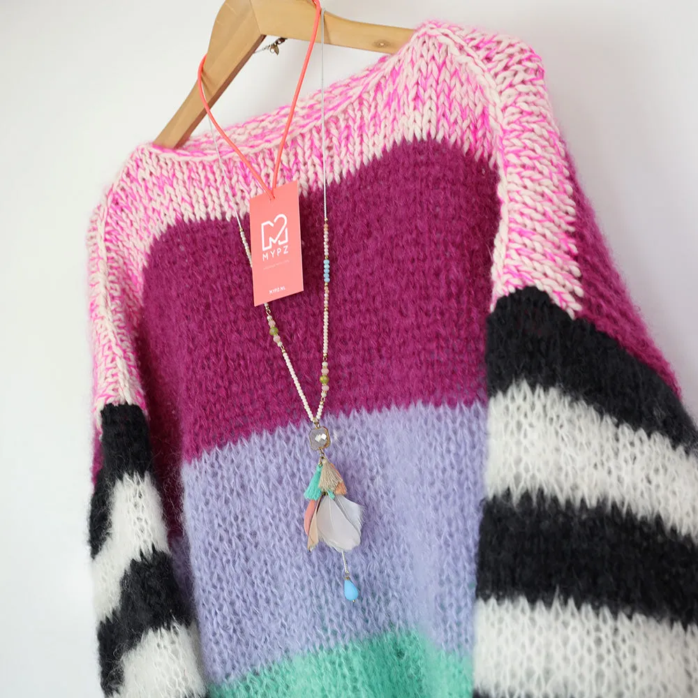 Knitting Kit – MYPZ Basic Light Mohair Pullover Coco no10 (ENG-NL)