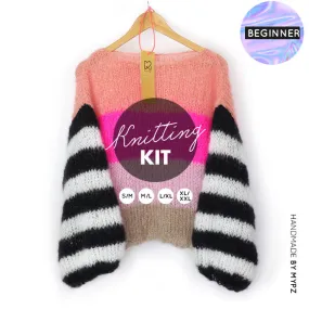 Knitting Kit – MYPZ Basic Light Mohair Pullover Emily no10 (ENG-NL-DE)