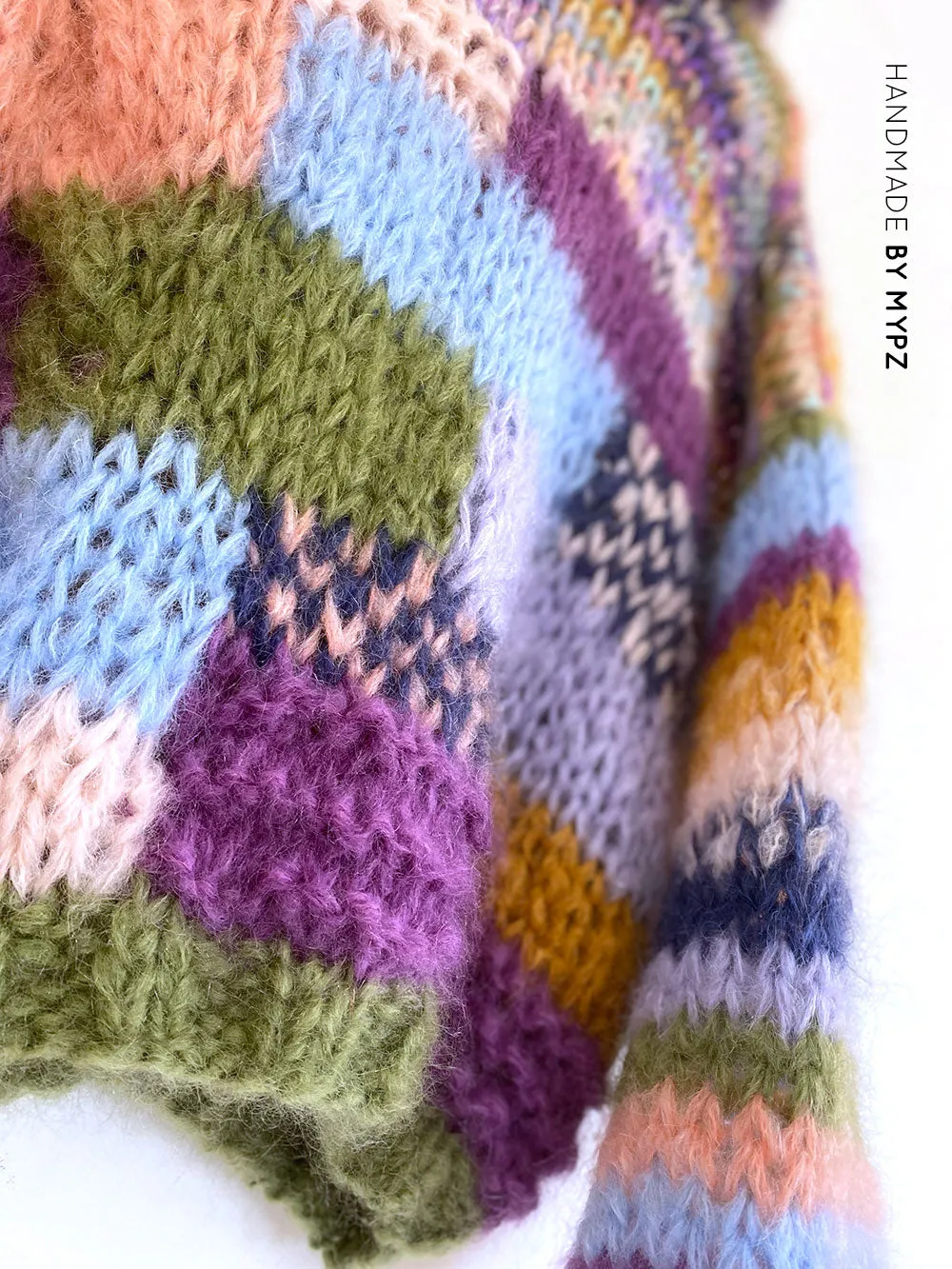 Knitting kit - MYPZ Chunky Mohair Hoodie Vivienne NO 15 (ENG-NL)