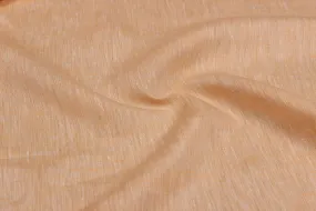 Light Orange Plain Linen Chambray Fabric