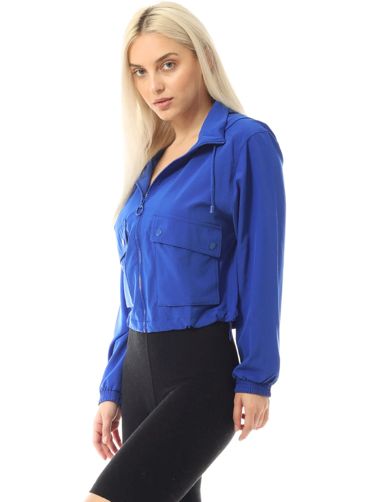 Lightweight Y2K Cropped Jackets Yoga Quick Dry Windbreaker Zipper Jackets Workout Running Hoodie Jackets