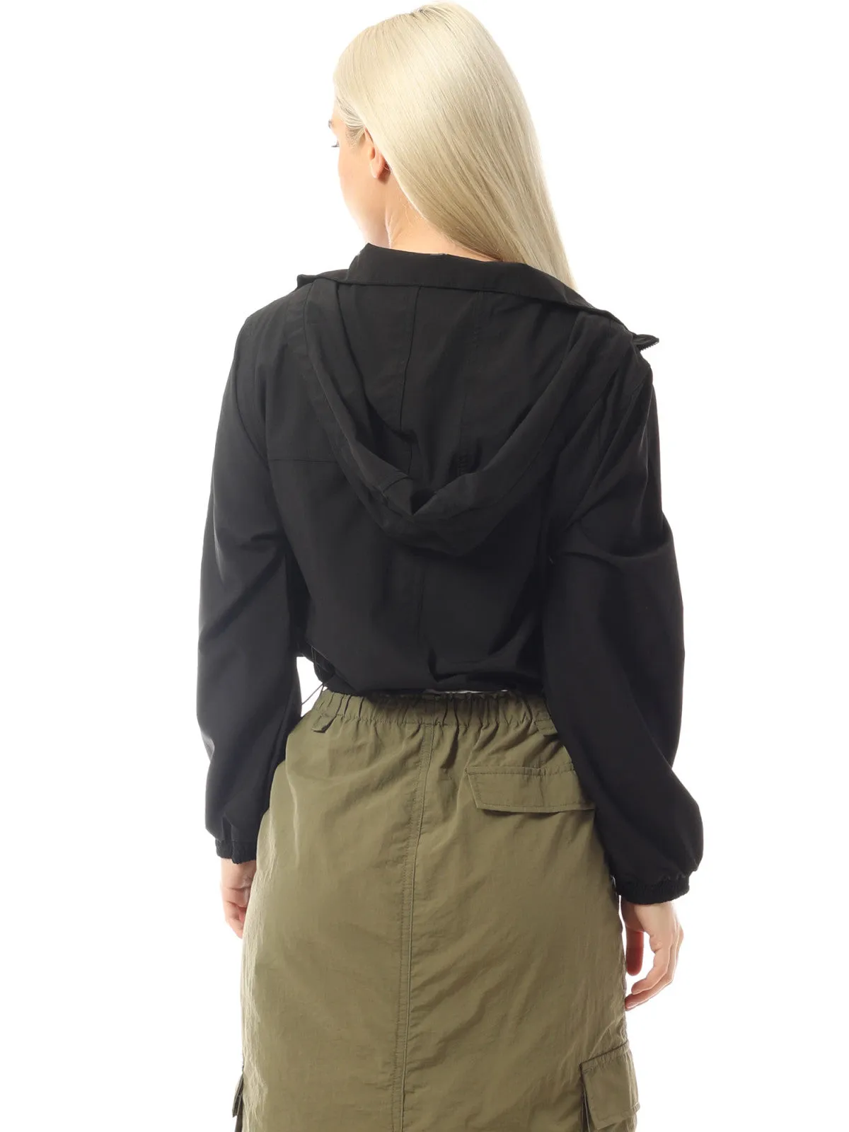 Lightweight Y2K Cropped Jackets Yoga Quick Dry Windbreaker Zipper Jackets Workout Running Hoodie Jackets