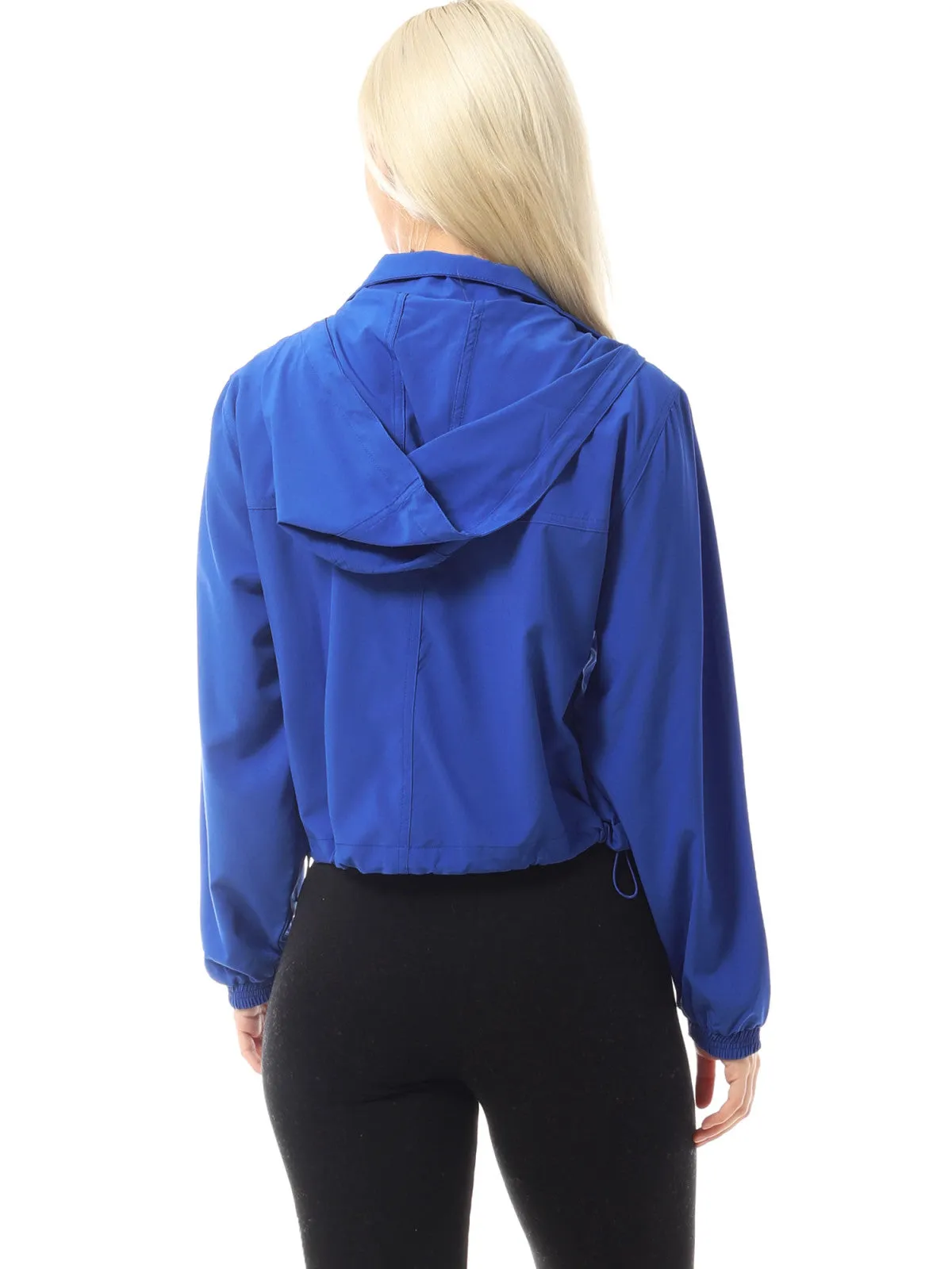 Lightweight Y2K Cropped Jackets Yoga Quick Dry Windbreaker Zipper Jackets Workout Running Hoodie Jackets